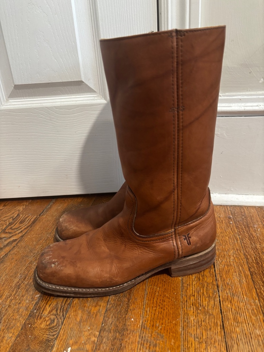 Vintage brown Frye campus boots - Picture 3 of 4